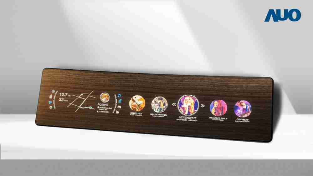 EBpay研发全球最高穿透度达80%的AmLED木纹显示器，，，可于使用时呈现高亮度、、、、清晰可见的信息，，，，并在不使用时回归为单纯的饰板，，，，节能兼具美观